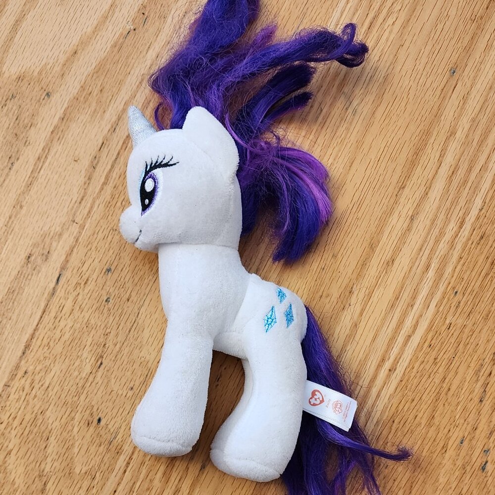 Ty My Little Pony "Rarity" Stuffed Animal Toy - Picture 8 of 15